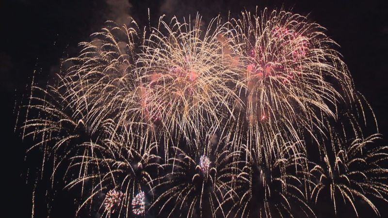 FILE - Fireworks are still set to light up the sky at midnight.