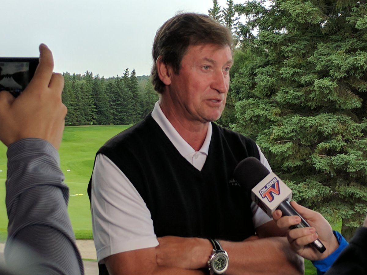 Wayne Gretzky was at Windermere Tuesday for the 2017 Oil Country Championship celebrity pro-am. 