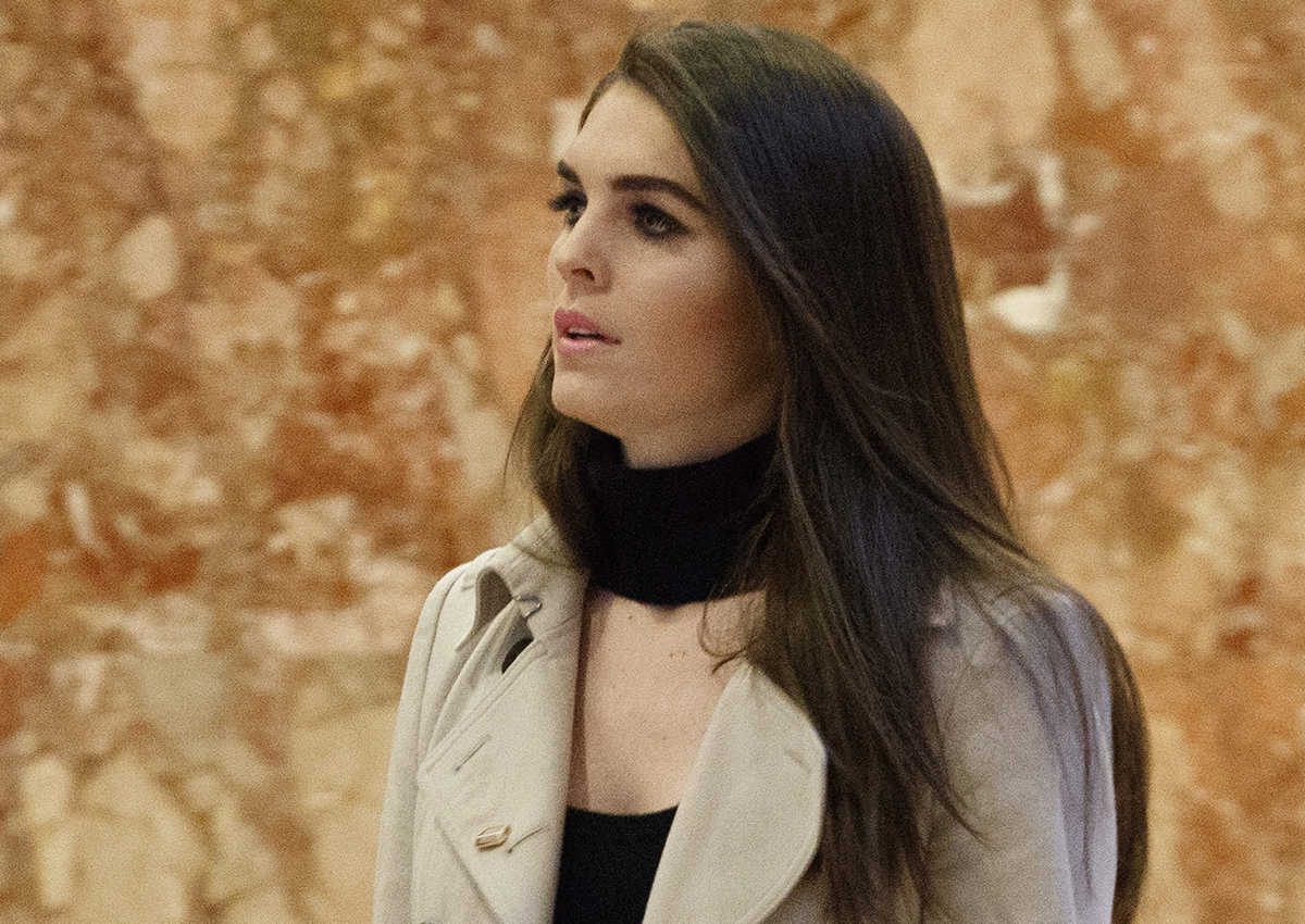 Hope Hicks is a key eyewitness to Trump's actions over the past several years. She was his spokeswoman during the 2016 presidential campaign and is White House communications director.