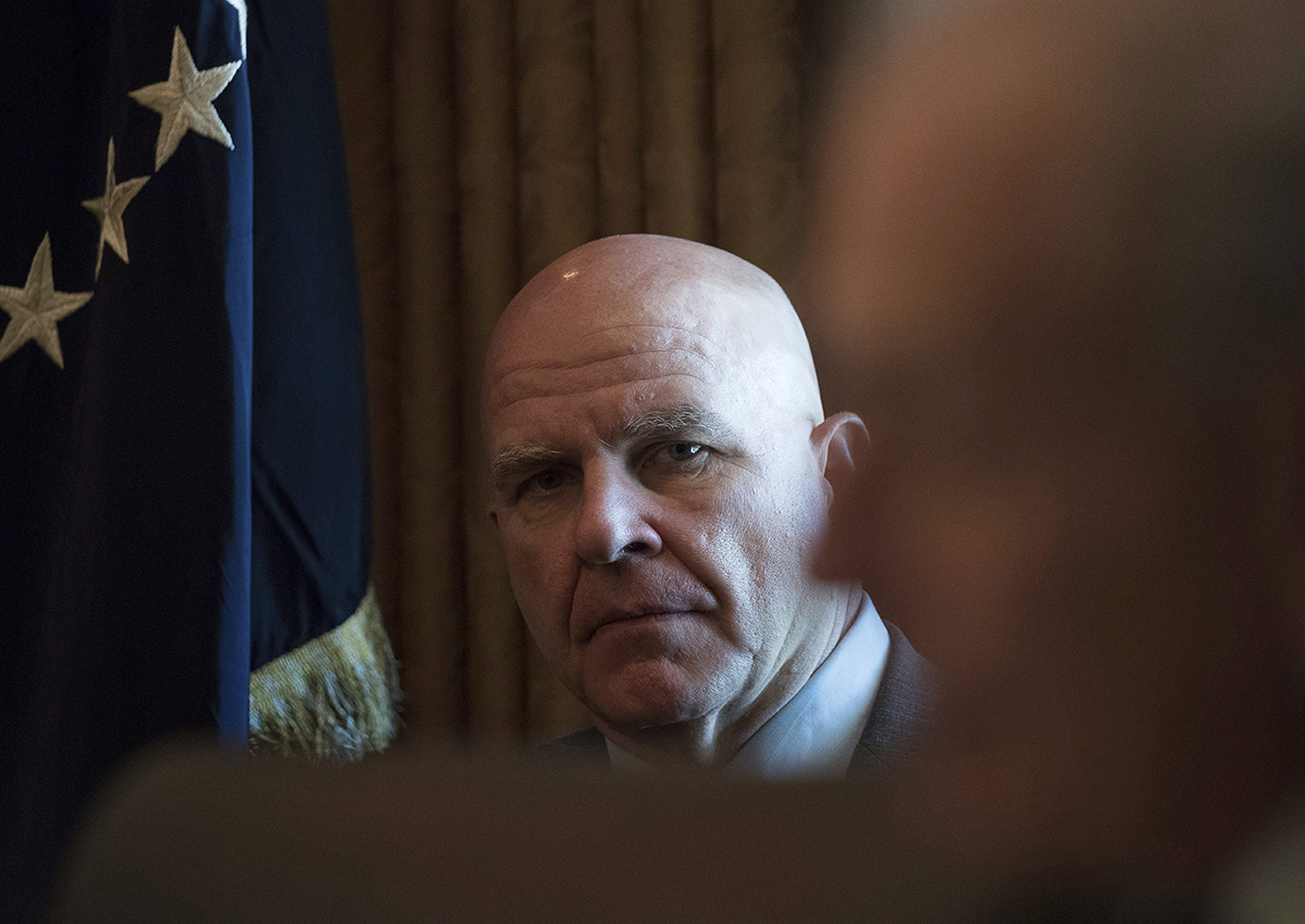 In this June 12, 2017 file photo, National Security Adviser H.R. McMaster attends a Cabinet meeting with President Donald Trump in the Cabinet Room of the White House in Washington.