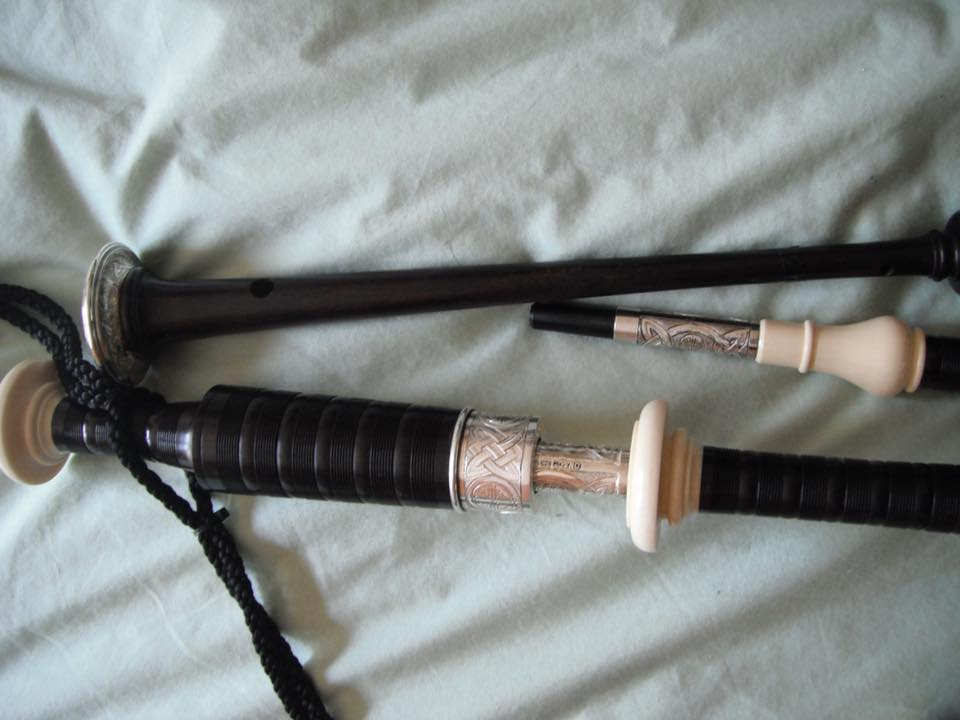 Jeff McCarthy says his' bagpipes were stolen out of his car, Monday, July 31, 2017.