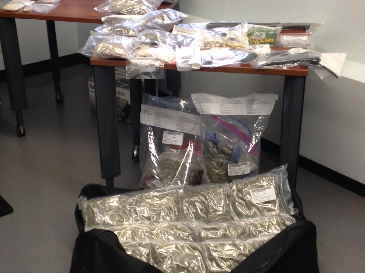 Police seized an estimated $700,000 worth of drugs after executing a search warrant on Aug. 25, 2017.