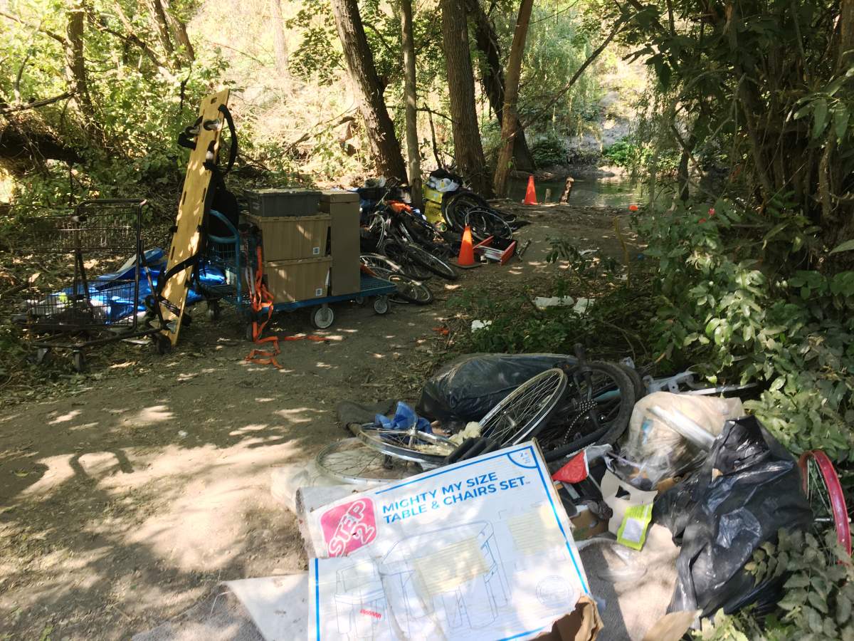 Vernon cracking down on Polson Park homeless camps - image