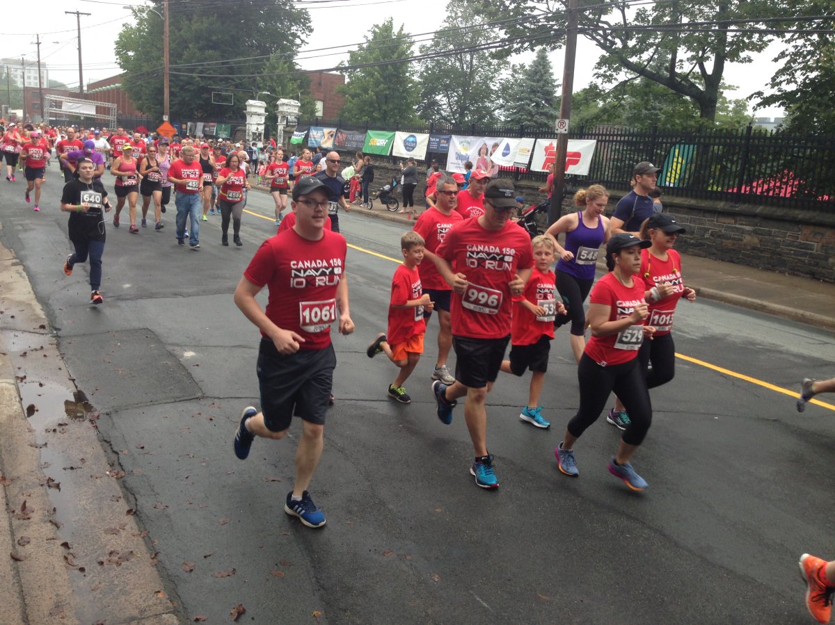 The Navy 10K Run took place Sunday in Halifax. 