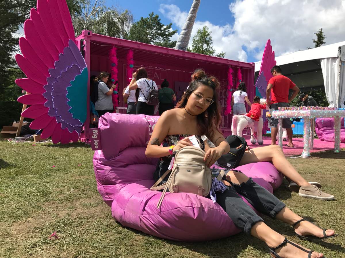 There was more than enough room to relax for festivalgoers at the 2017 Osheaga music and art festival.