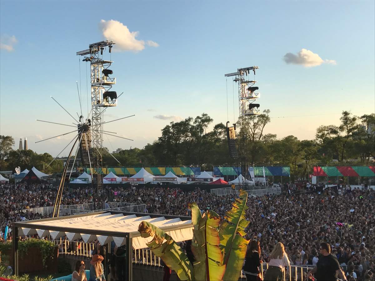 Thousands of people attend the 2017 Osheaga music and art festival.