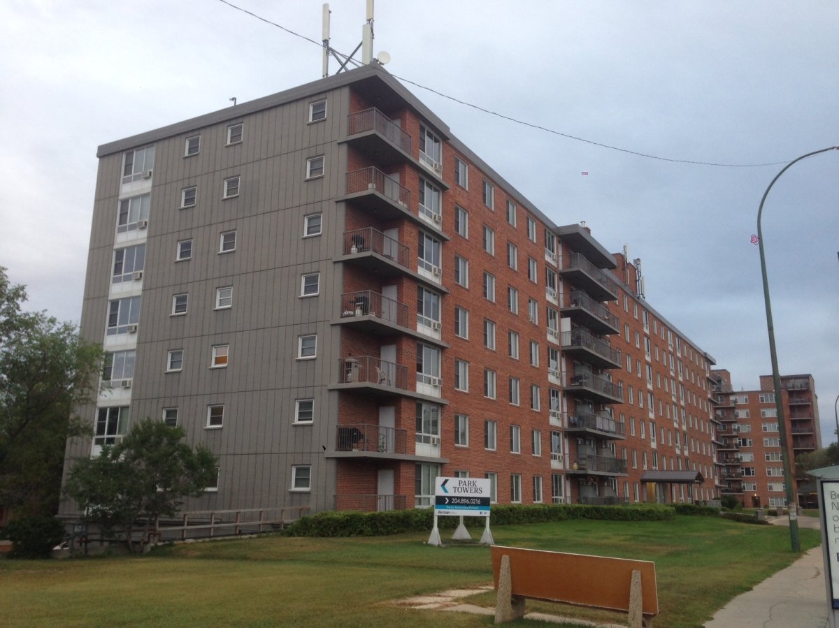 Two women were taken to hospital after a fire broke out at a Winnipeg apartment building. 