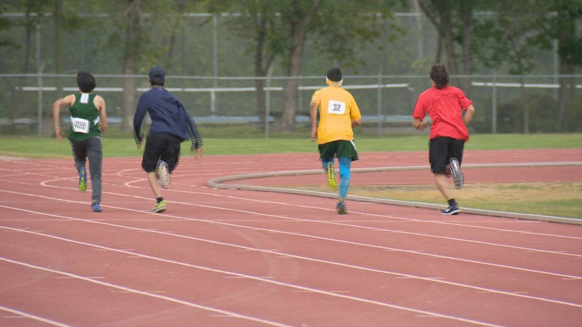 Cross-country runners are on the track at Saskatchewan First Nations Summer Games.