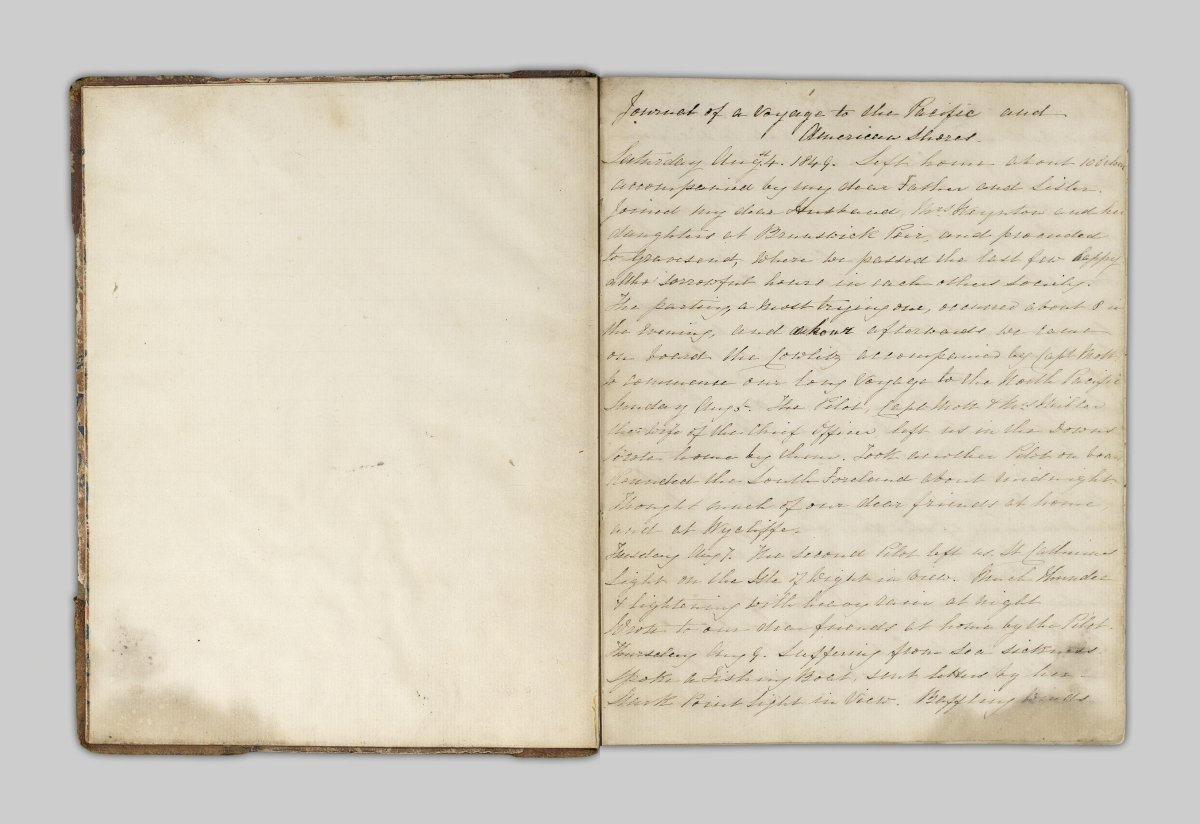 Susannah Weynton's journal is the earliest known original account of B.C. written by a woman.