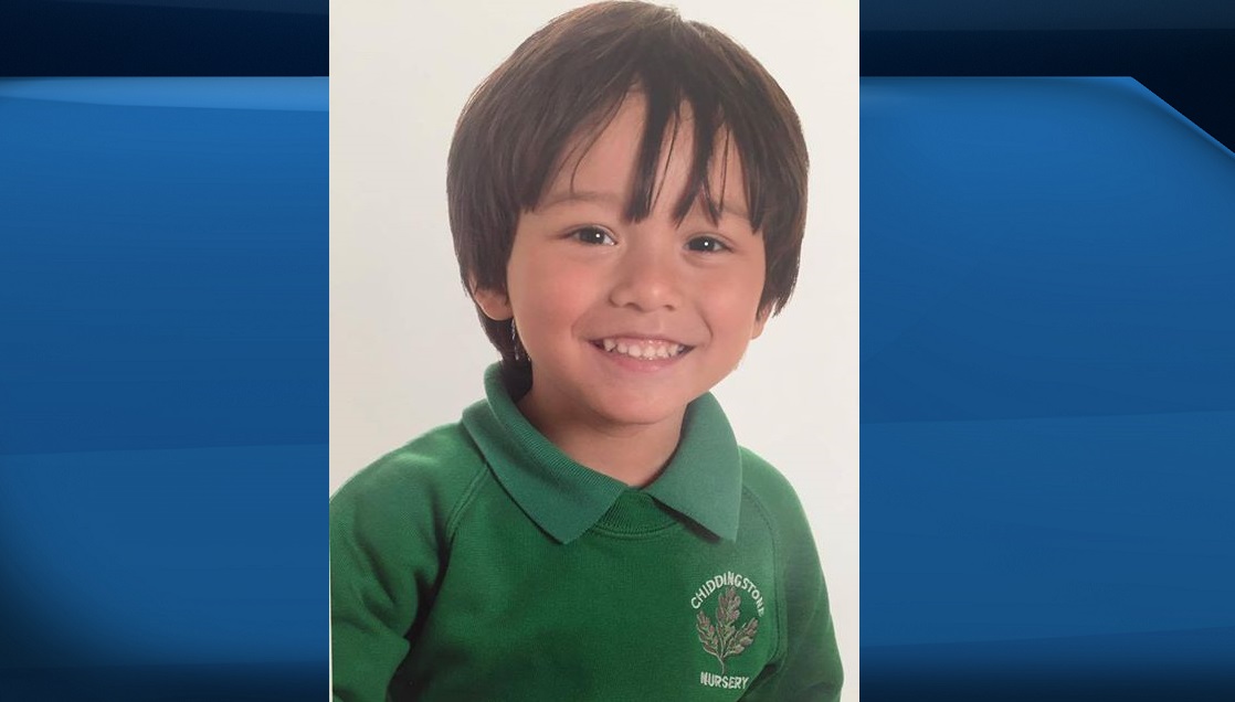 Julien Cadman, 7, was missing after the terror attack in Barcelona on Thursday. 