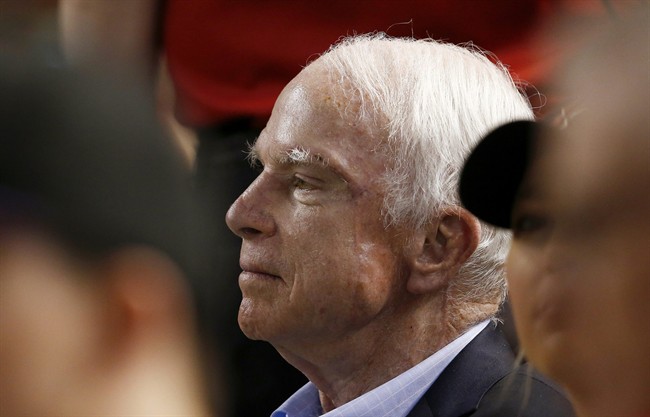 A file photo of John McCain.