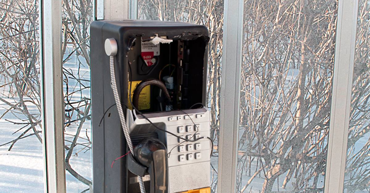 Police say a man stole $6,000 from pay phones, causing damages of $109,000.