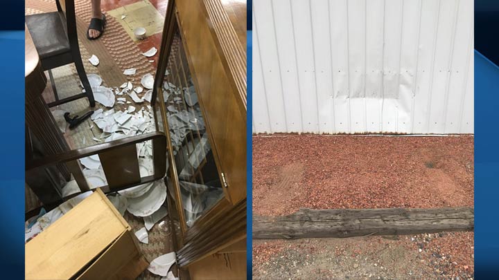 Kindersley RCMP posted these photos of the damages at the museum.