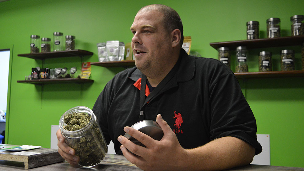Mal McMeekin, Tasty Budds owner, is pictured in this file photo. One of McMeekin's Halifax-area locations was raided Tuesday, Aug. 29, five days after it was raided by RCMP.