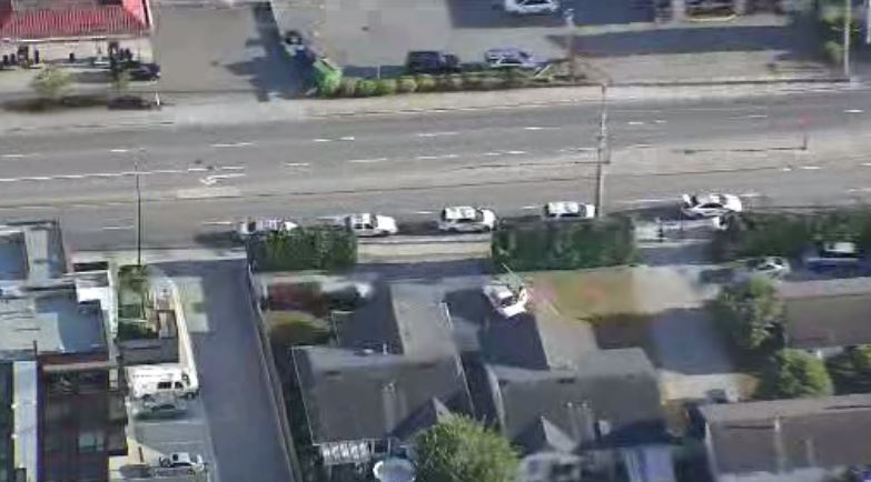 One man is in hospital after a shooting in Maple Ridge on Sunday.