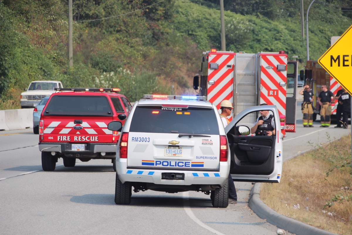 Photo from the scene of an industrial accident that claimed the life of a woman in her 30s on Aug. 10, 2017.