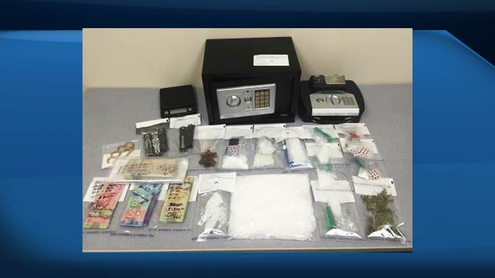 A 42-year-old man is facing methamphetamine trafficking charges after a search warrant was executed at a home in Warman.