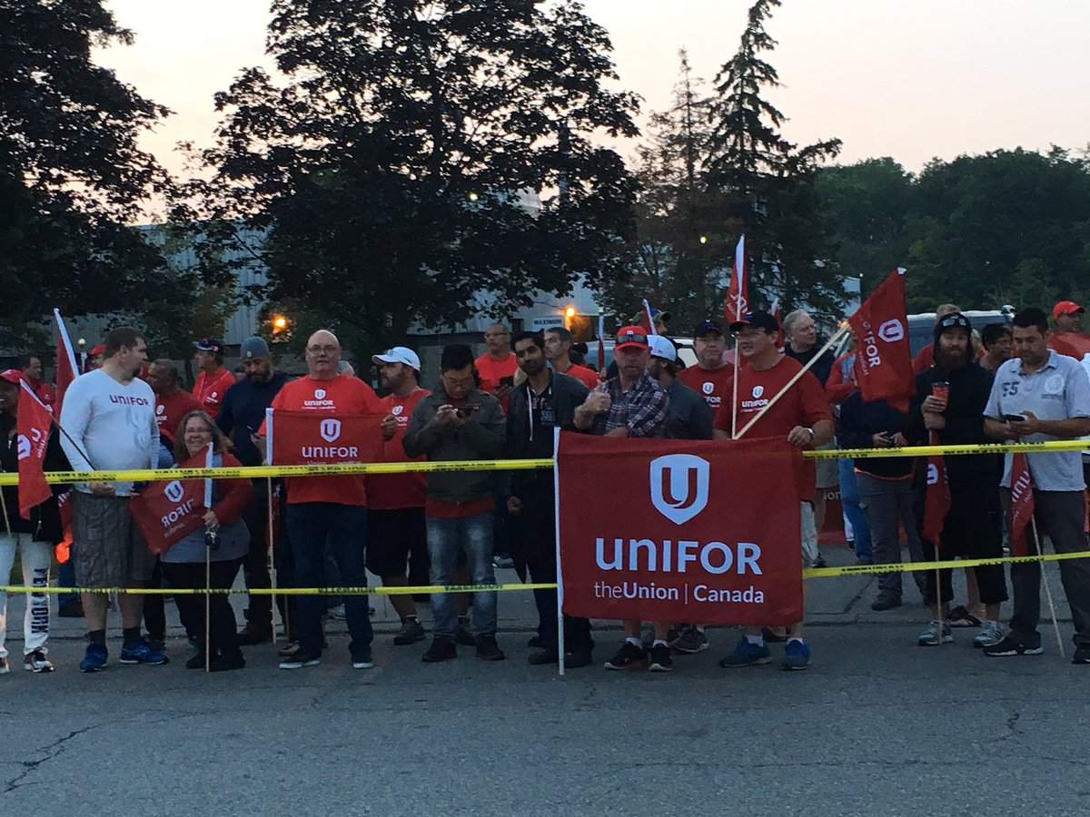 The union that represents workers at Northstar Aerospace in Milton has occupied the plant in protest to a pension shortfall instituted as a result of the plant's closure in September. 