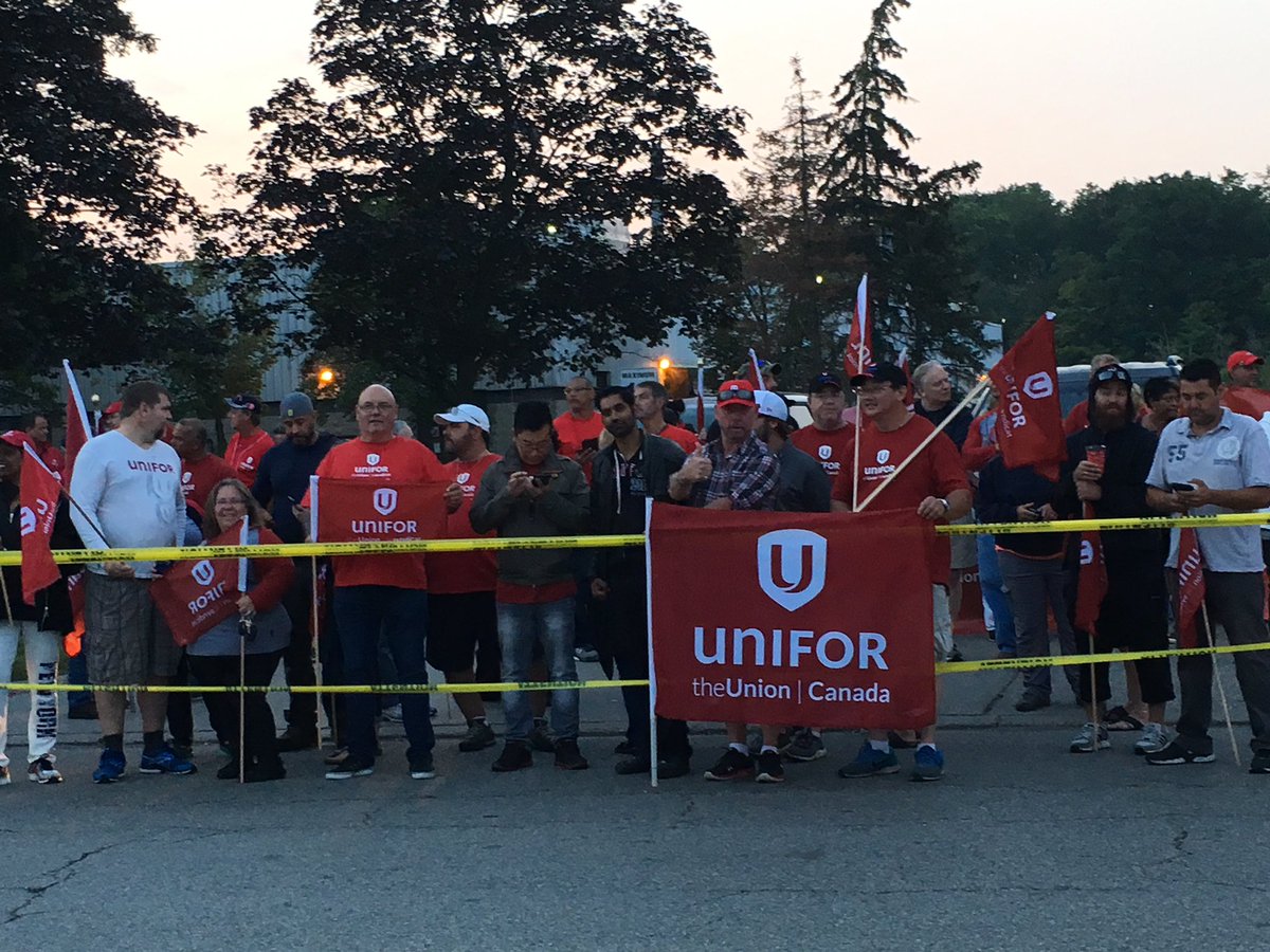 The union that represents workers at Northstar Aerospace in Milton has occupied the plant in protest to a pension shortfall instituted as a result of the plant's closure in September. 