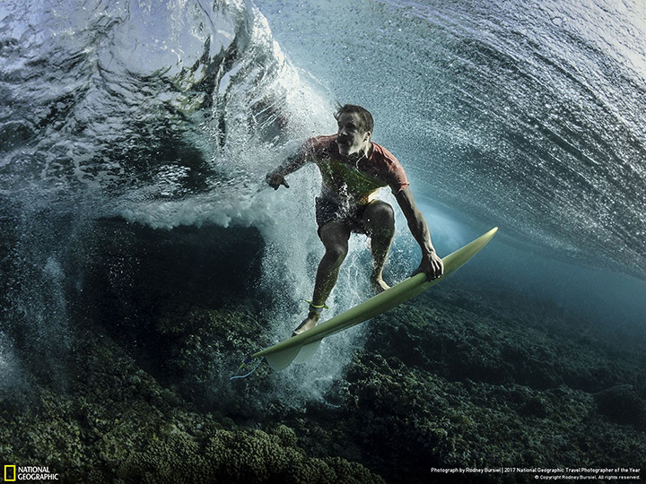 Third place winner, People: Professional surfer Donavon Frankenreiter captured in Tavarua, Fiji.