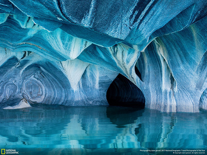 Honourable Mention, Nature: The Marble Caves of Patagonia.