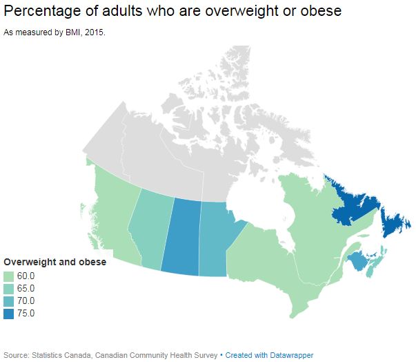 Canadian obesity rates continue to climb, Saskatchewan takes top spot - image