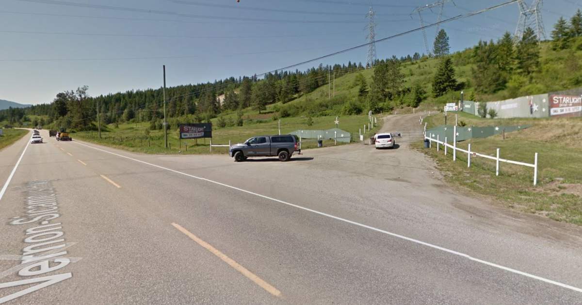 The incident happened near the Starlight Drive-In Theatre. 