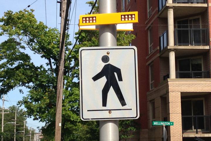 The City of Regina will be introducing Rectangular Rapid Flashing Beacons to try and improve pedestrian safety.
