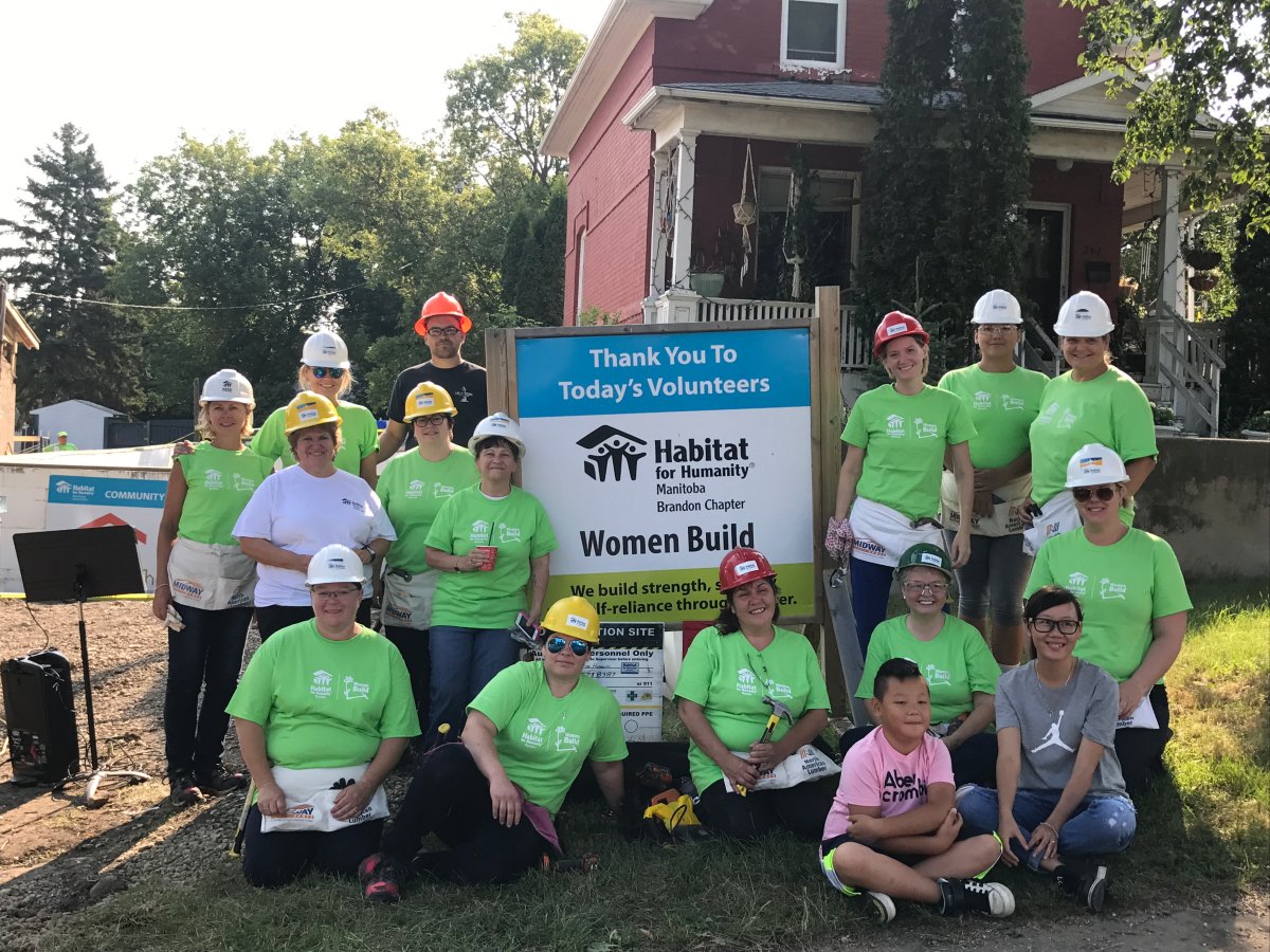 The Habitat for Humanity building blitz kicked off Monday and runs all week at 255 Frederick Street.