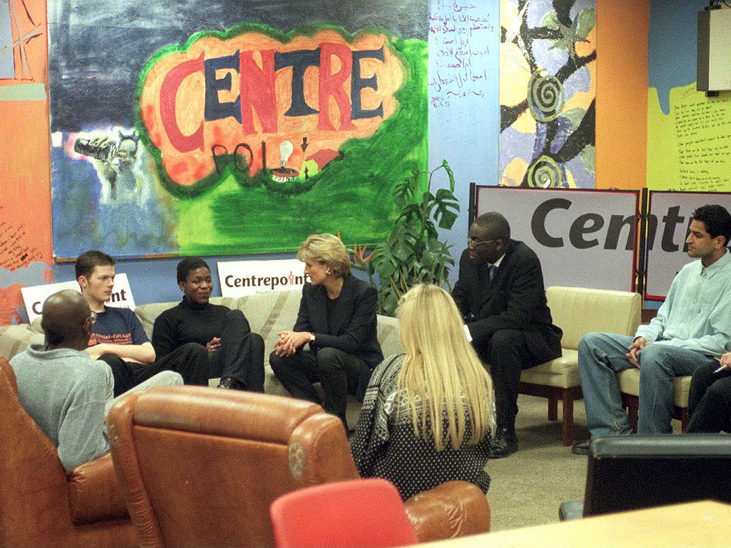 After her divorce, Princess Diana whittled down her humanitarian focus to a few causes. Among them was Centrepoint, a U.K. charity that supports homeless youth.