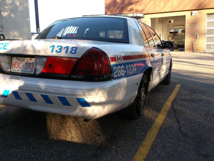 Rammed Calgary police car