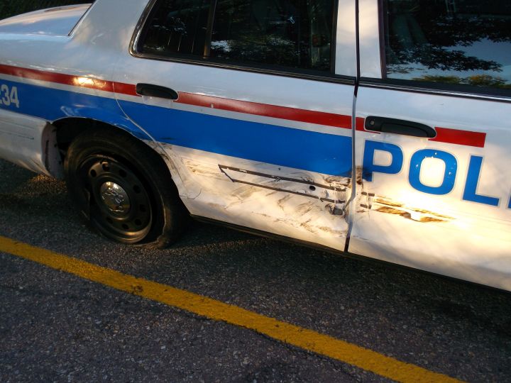 Rammed Calgary police car