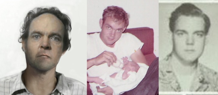 Police have identified Terrance Peder Rasmussen  as the alleged killer in a quadrauple homicide in Allenstown, N.H. From left to right, Rasmussen is pictured in 1985, 1969 and 1960. Investigators believe he may have had ties to Quebec. Saturday. Aug. 19, 2017.