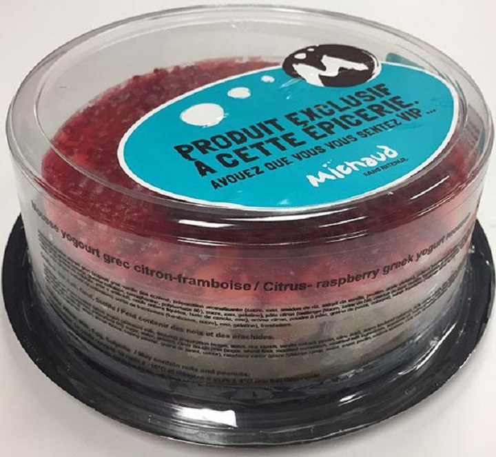 Several products containing raspberry mousse have been recalled in Quebec in connection with reported cases of norovirus illness. Saturday, Aug. 12, 2017.