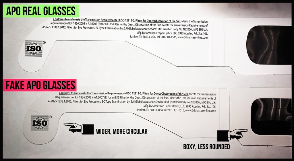 Big demand for eclipse glasses around Vancouver — but beware of fakes - image