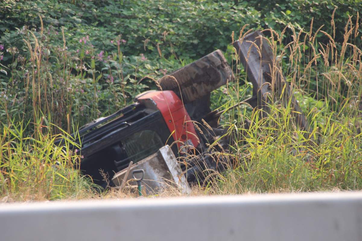 A picture from the scene of a workplace accident in Maple Ridge on Aug. 10, 2017. WorkSafeBC said the matter is under investigation.