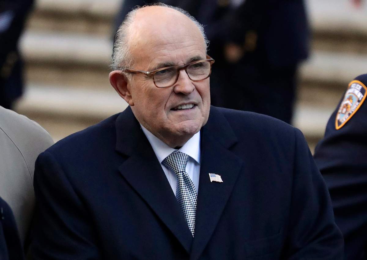 Former mayor of New York City Rudy Giuliani.