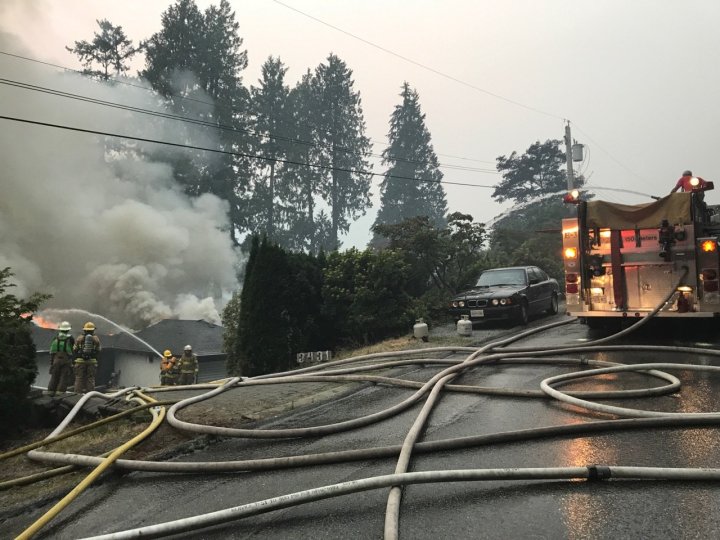 Crews called to house fire in Belcarra BC Globalnews.ca