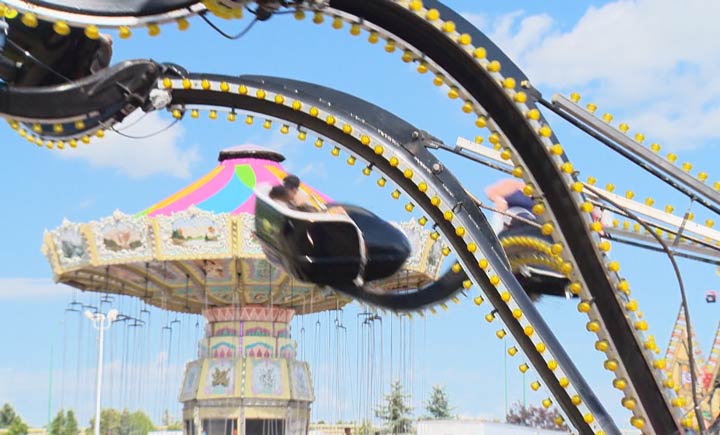 Police say an unidentified person deployed bear spray at the Saskatoon Exhibition on Friday night.