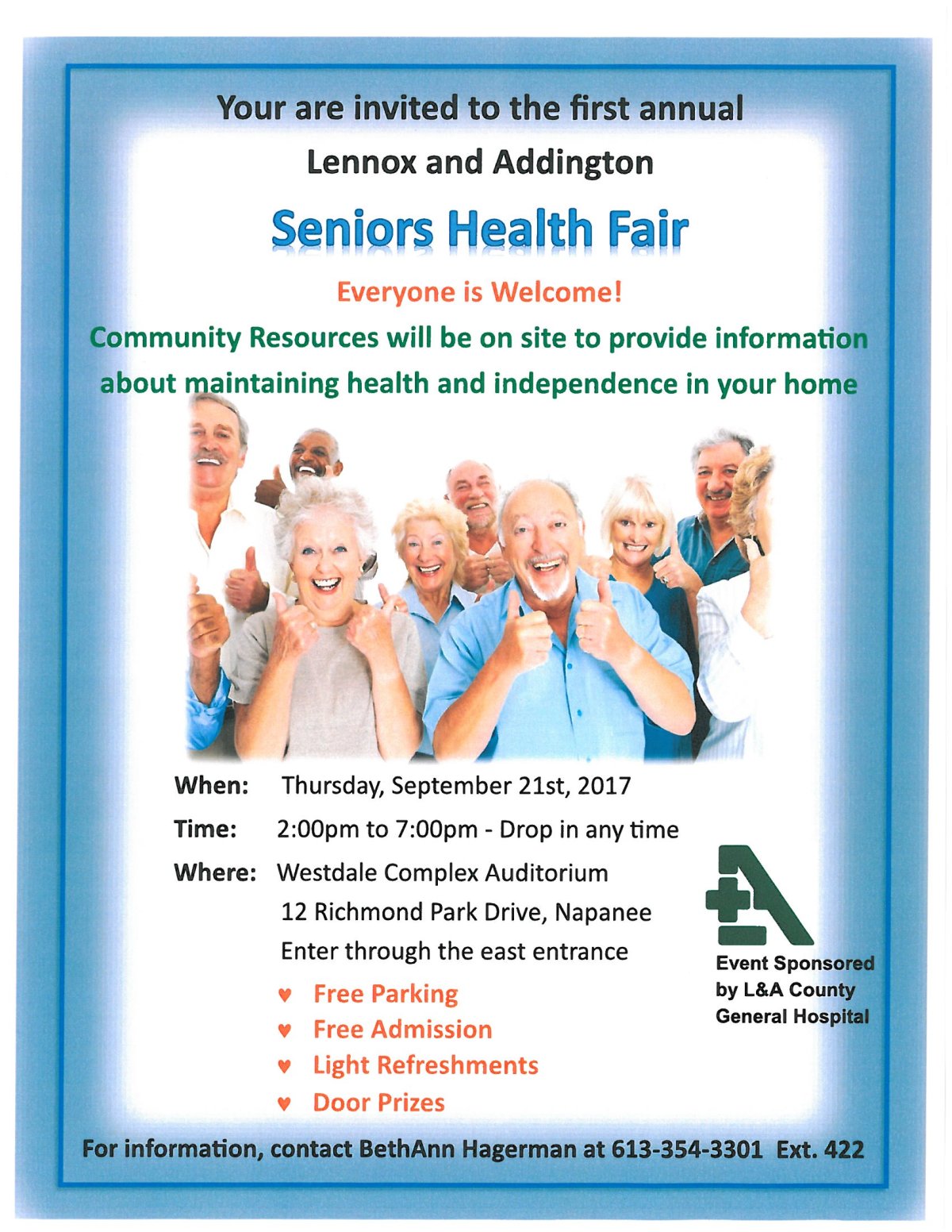 The 1st Annual Seniors Health Fair - image