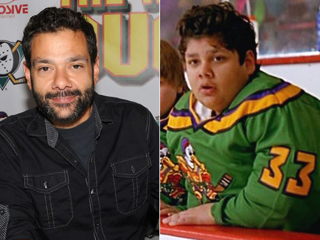 Shaun Weiss in 2015, and in 1992's 'Mighty Ducks'