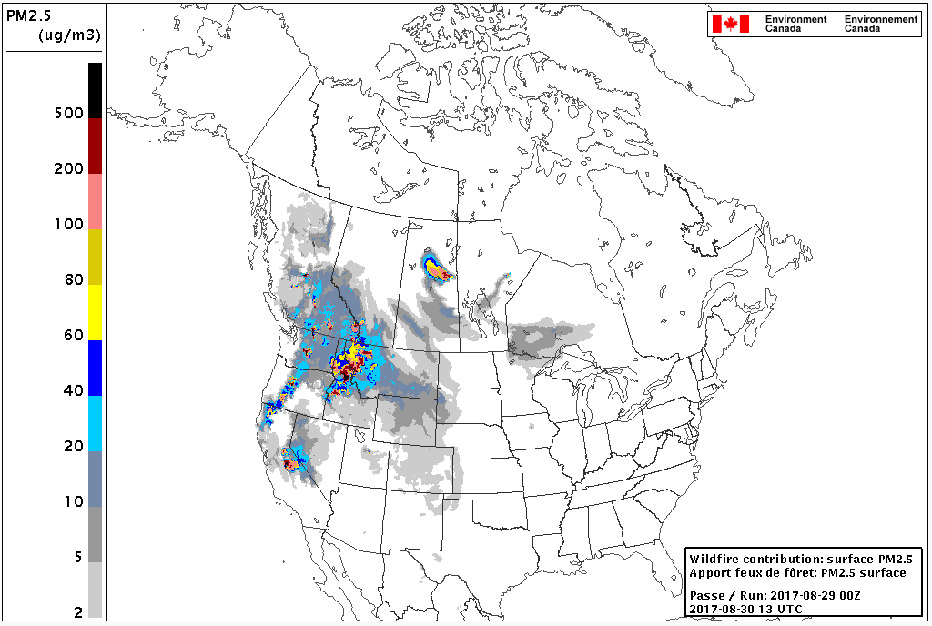 smoke is expected to be more widespread across central Saskatchewan n Wednesday.