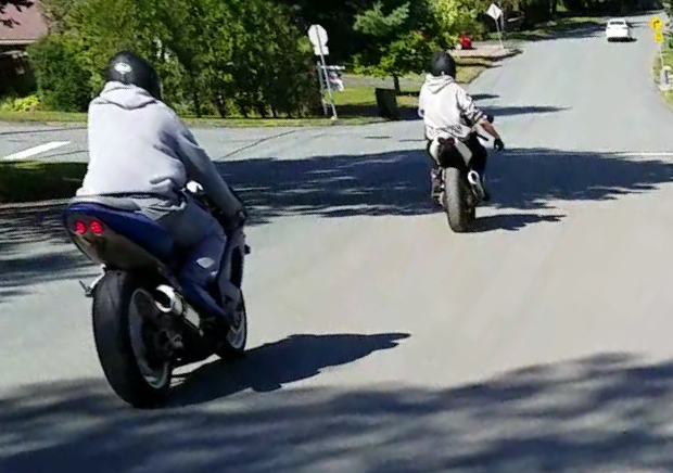 Halifax District RCMP say they are looking for information about two motorcycle drivers in connection to a complaint received.