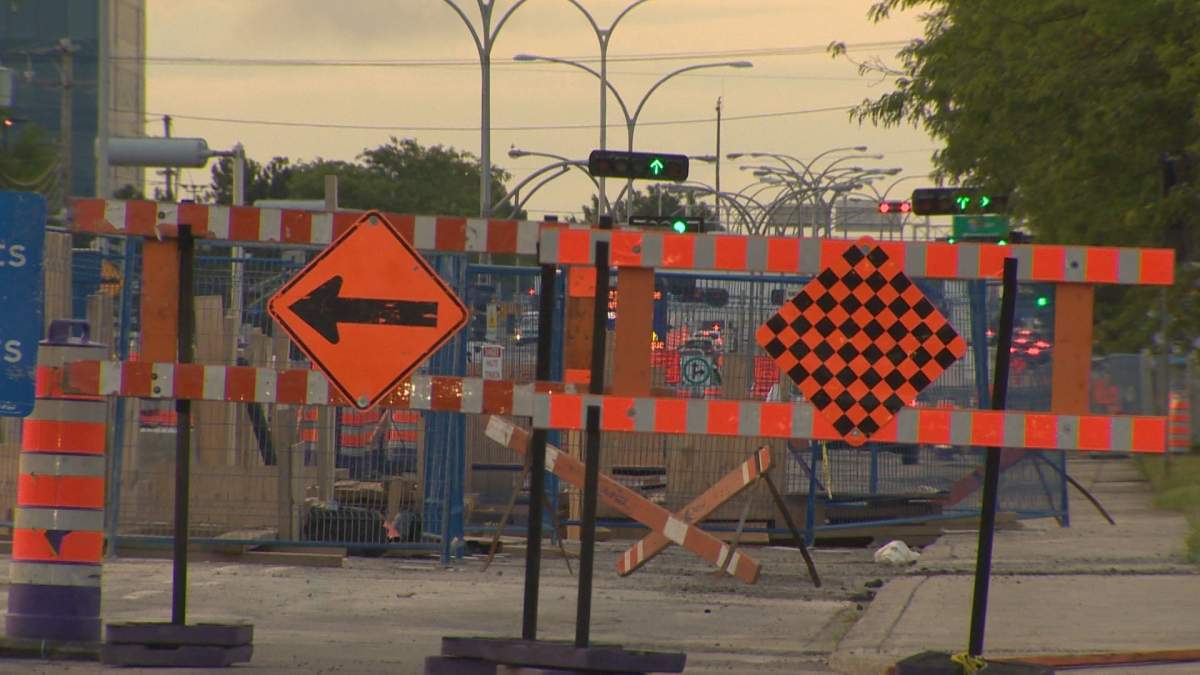 Construction on Saint-Jean Boulevard is causing a traffic headache, Thurs. Aug. 24, 2017.