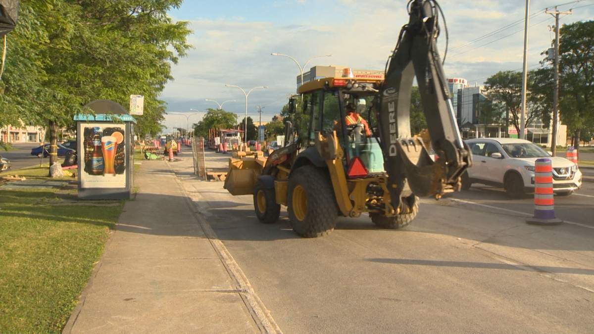 Construction on Saint-Jean Boulevard is causing a traffic headache, Thurs. Aug. 24, 2017.