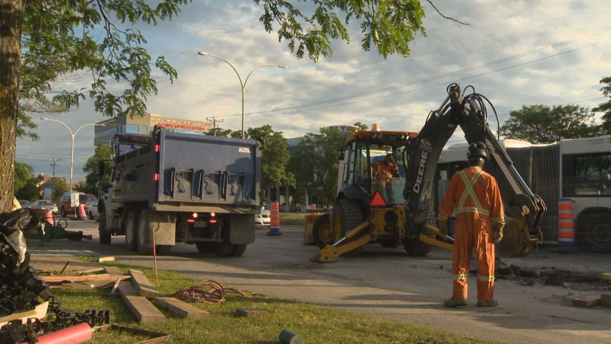 Construction on Saint-Jean Boulevard is causing a traffic headache, Thurs. Aug. 24, 2017.