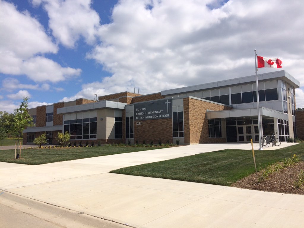  St. John Catholic Elementary French Immersion School will welcome more than 500 students on Tuesday, after a $12 million rebuild.