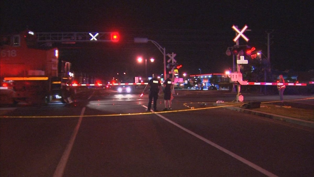 Police are investigating after a girl in Saint-Basile-le-Grand, south of Montreal, was struck and killed crossing the street. Thursday, Aug. 17, 2017.