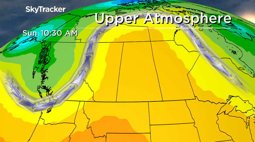 Long awaited upper ridge finally moves east and brings back the heat this weekend.