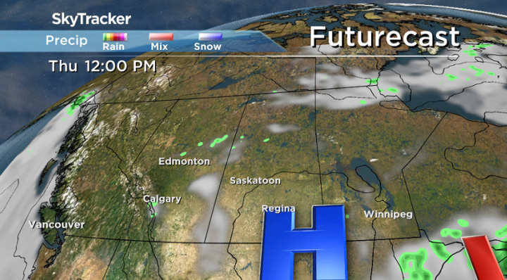 High pressure helps keep skies clear into Thursday.